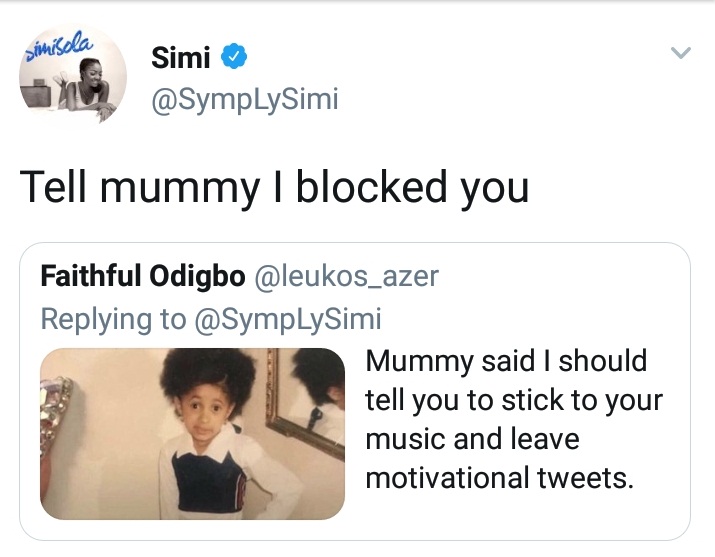 Singer Simi shares