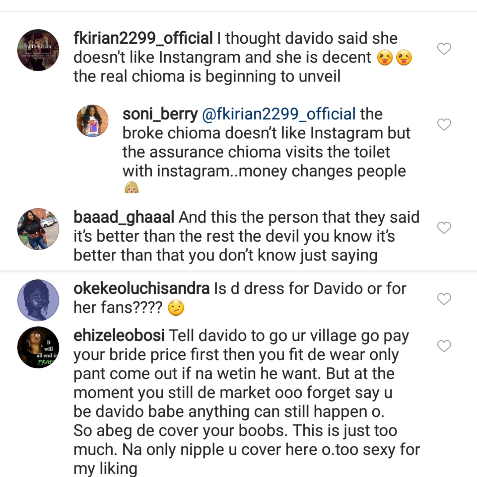 Fans slam Davido’s girlfriend