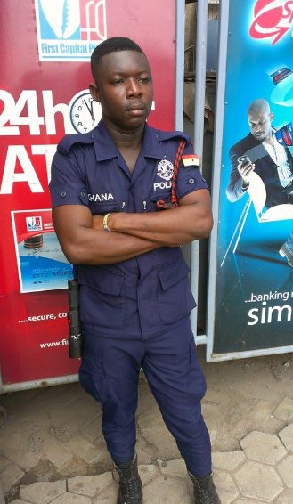 Ghanaian policeman assaults