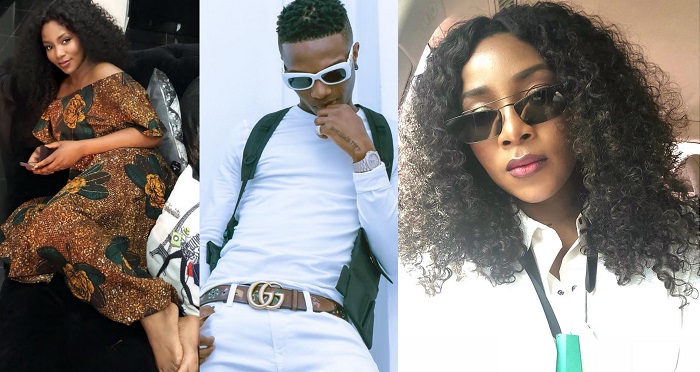 Fans drag Wizkid over his comment on Genevieve Nnaji’s photo