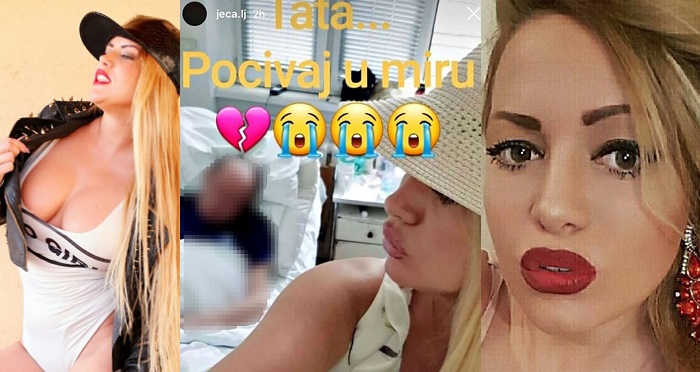 Model, Jelica Ljubicic posts selfie next to her dead father’s body in hospital for likes