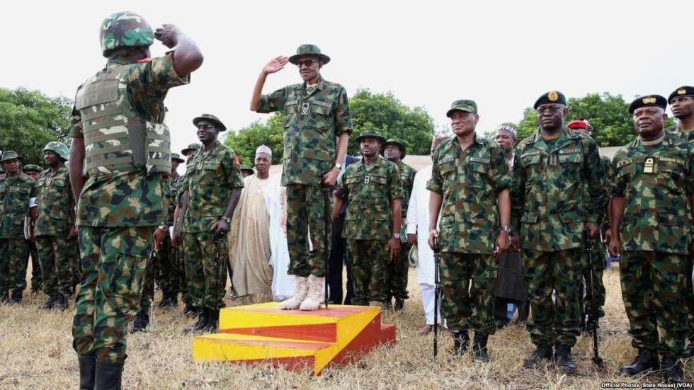 Buhari praises Military