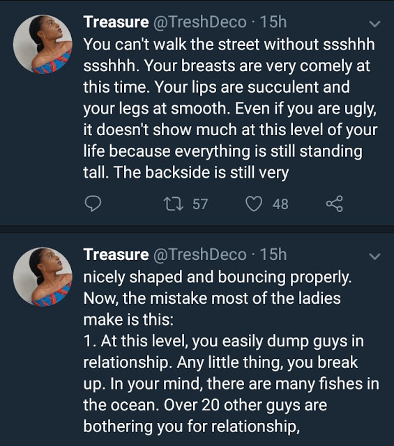 Nigerian lady stirs controversy