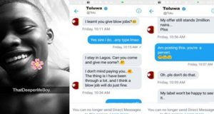 Nigerian Artiste Offers Fan