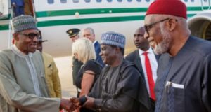 Buhari arrives Netherland