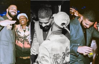 Wizkid parties with Drake