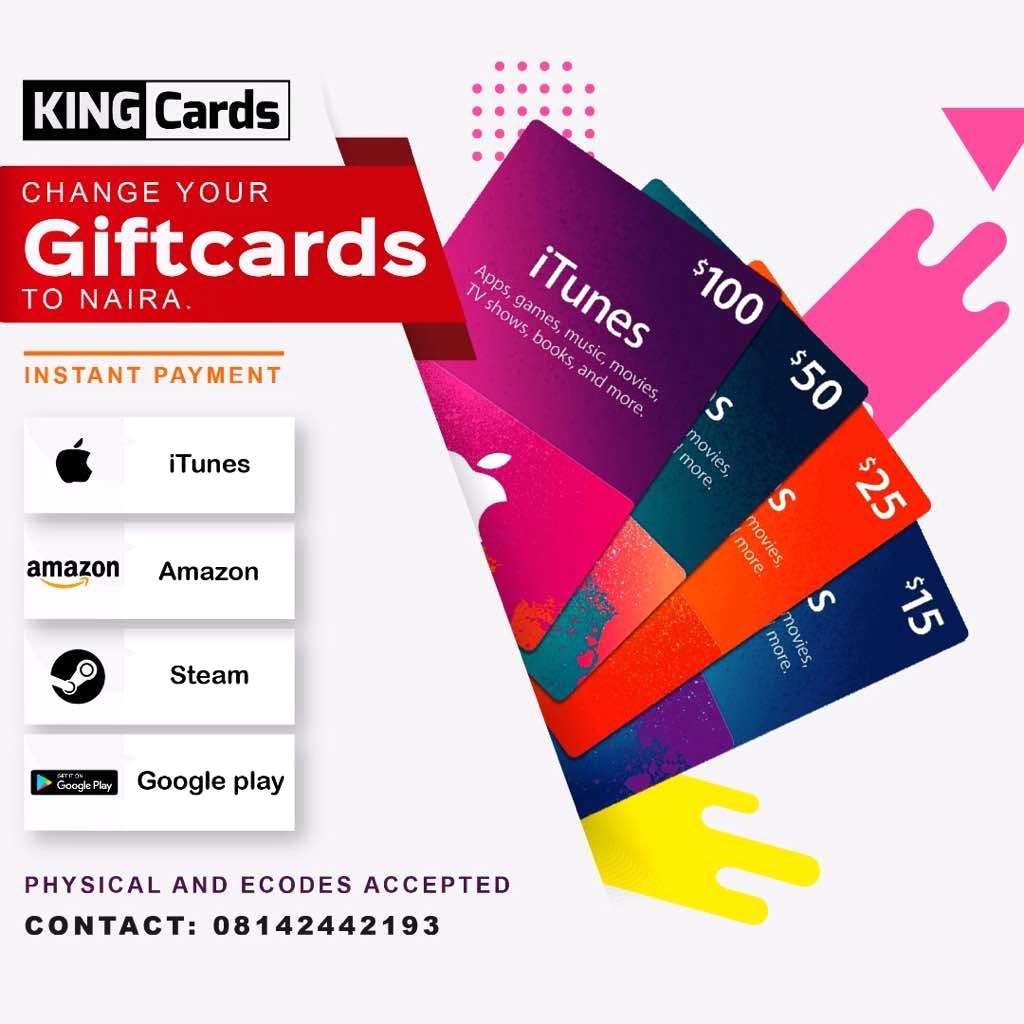 Sell Gift Cards in Nigeria