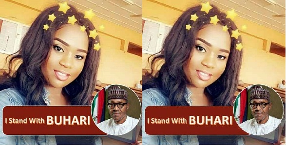 Lady supports Buhari