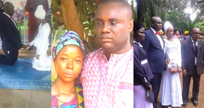 Imo state church accused of marrying off 17-year-old girl to 33-year old man without family’s consent react, shares videos of the bride & her mum exonerating them