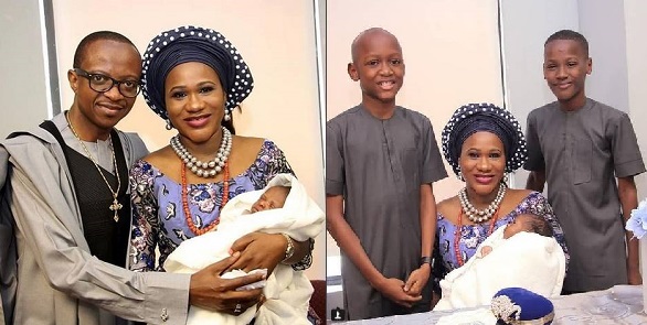 Sumbo Adeoye baby christening