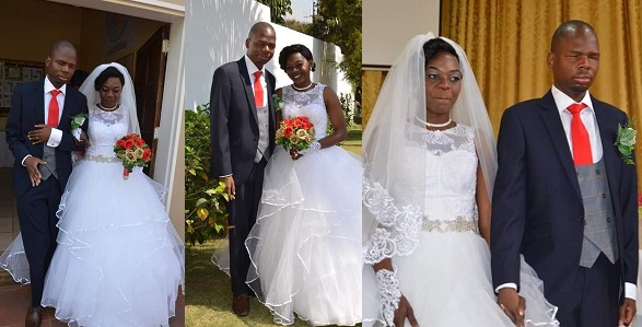 Visually impaired man wedding4