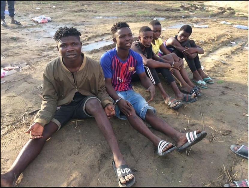 Teenage gang of suspected robbers arrested in Delta (Photo)
