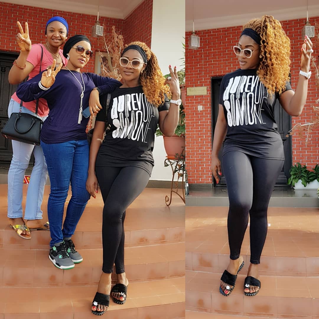 Mercy Johnson loses weight