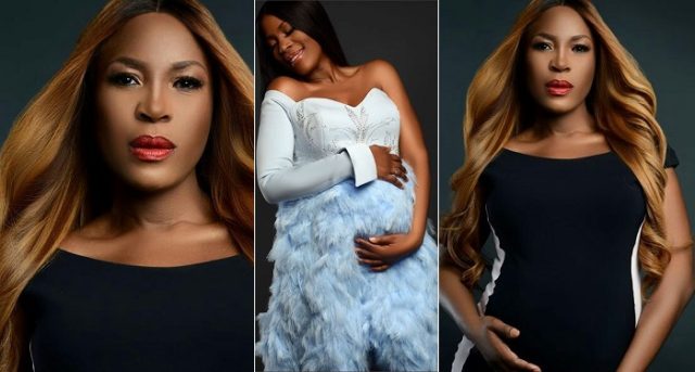 Linda Ikeji Wows maternity shoot
