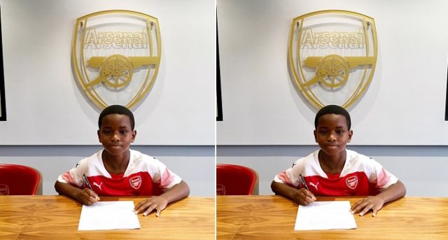Arsenal Sign 9-Year-Old Nigerian Wonderkid