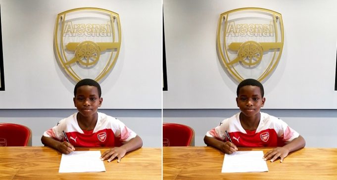 Arsenal Sign 9-Year-Old Nigerian Wonderkid