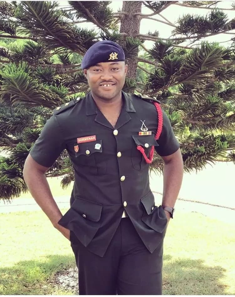 Handsome gallant Ghanaian soldier