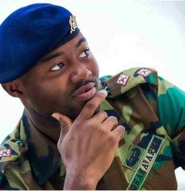 Handsome gallant Ghanaian soldier