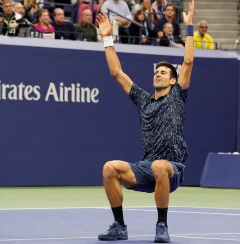 Novak Djokovic wins