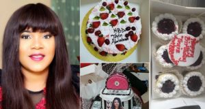Toyin Abraham Shows Off Birthday Cakes