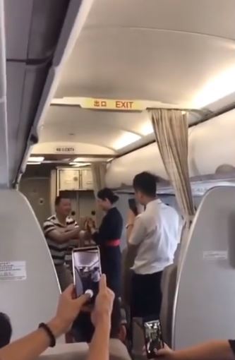 Flight attendant sacked