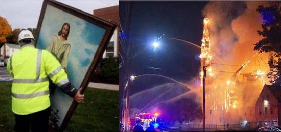 Jesus Painting 'Miraculously' Survives Fire