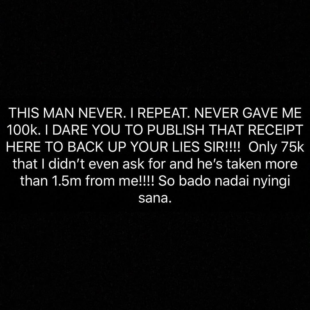 Vera Sidika exposes boyfriend