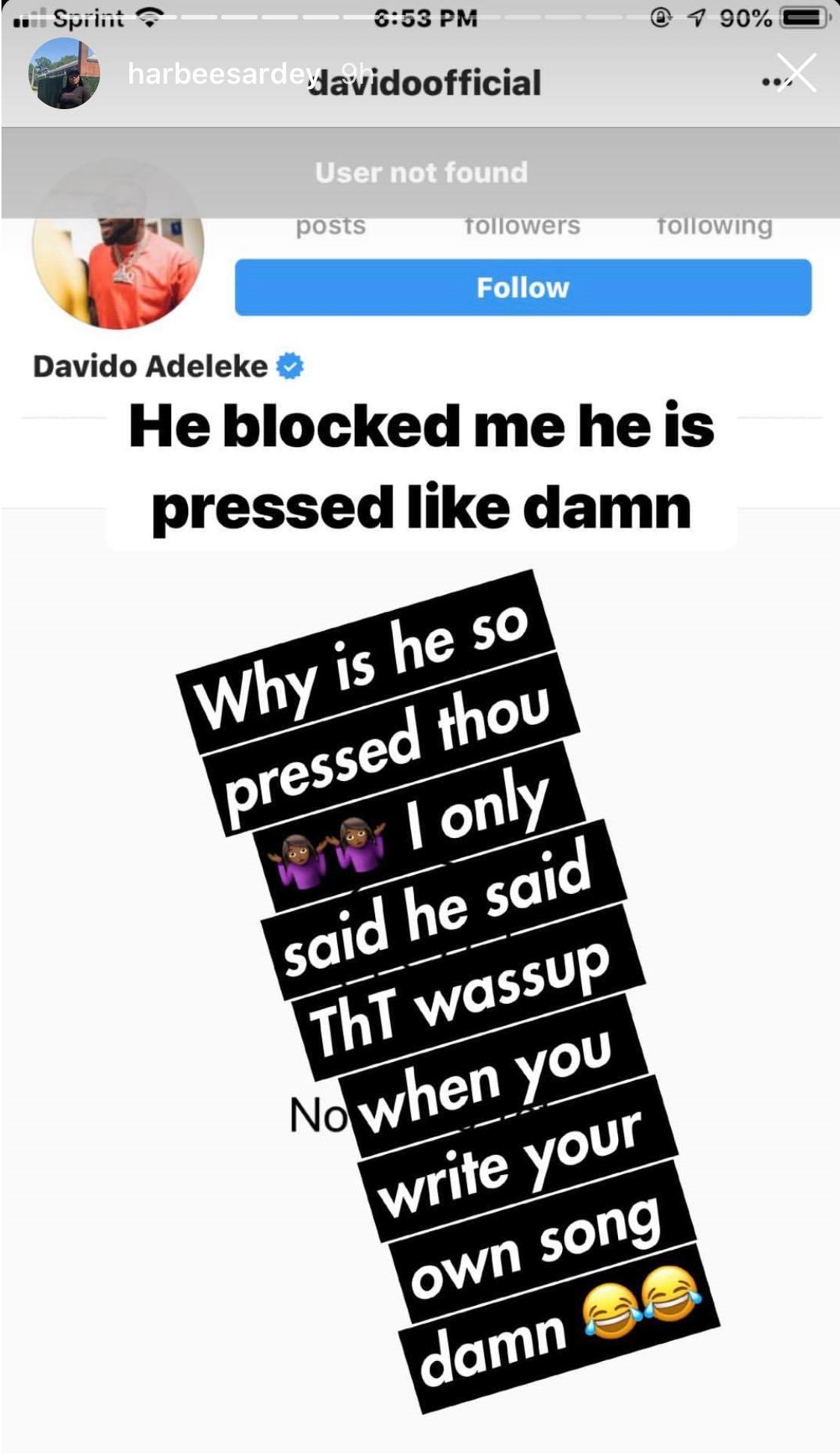 Davido blasts 17 year old girl