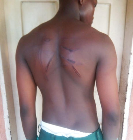 Soldiers allegedly brutalise student
