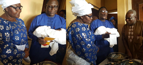 60 year old woman welcomes first child