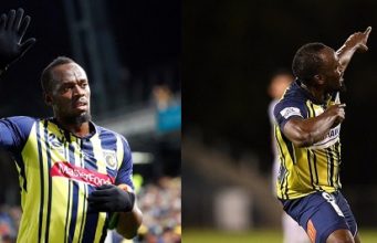 Usain Bolt scores first