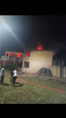 Fire guts female hostel