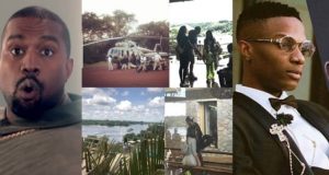 Kanye West arrives Uganda