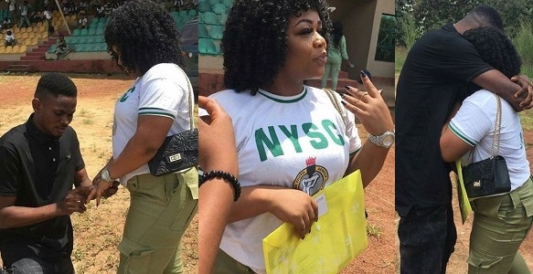 Corper Gets Engaged