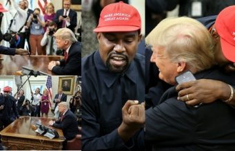 Kanye West meets President Trump