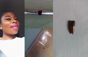 Nigerian lady escapes death