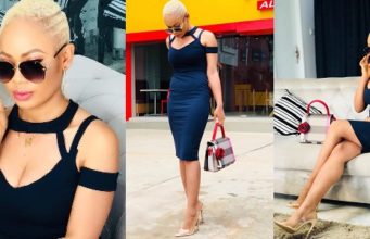 Nina rocking blonde low cut