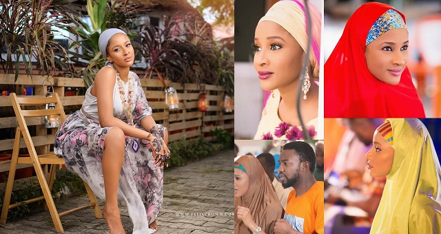 adesua Adesua Etomi Wellington rocks Hijab