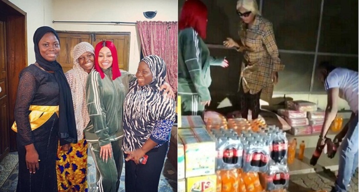 Blac Chyna Visits Orphanage Home To Donate Items In Lagos (Video)