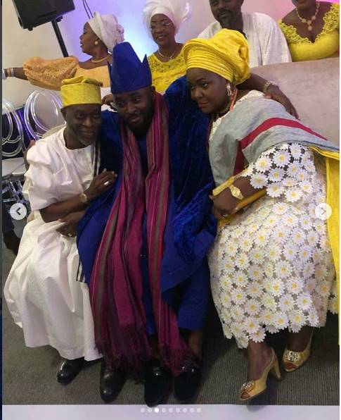 First photos from the wedding of OAP Gbemi