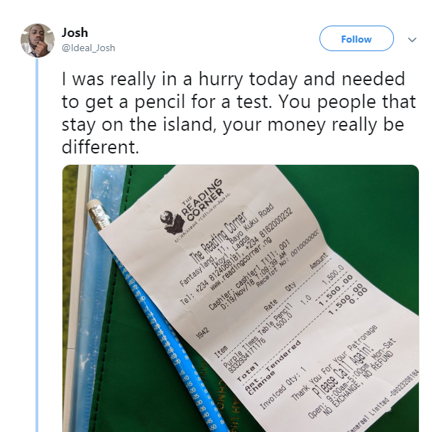 man shares pencil photo