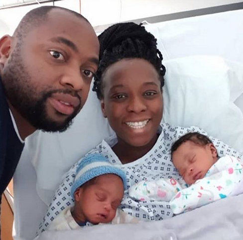 Nigerian couple welcome twins