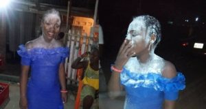 Young lady appreciates