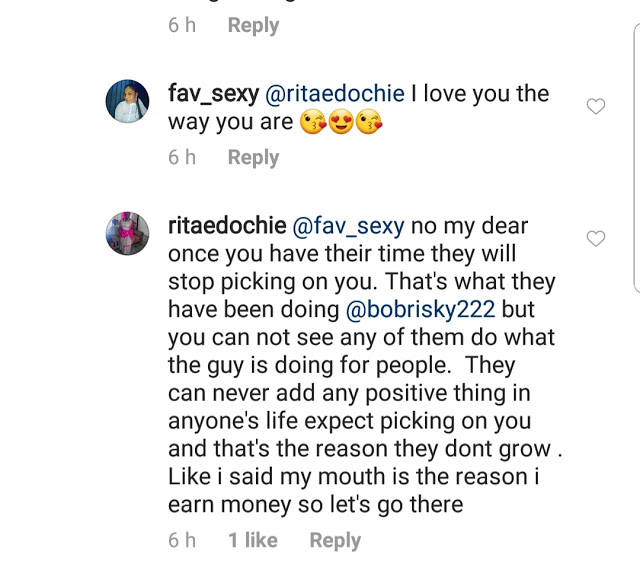 Rita Edochie fires back