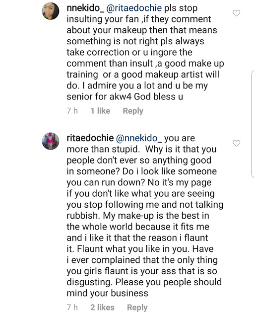 Rita Edochie fires back