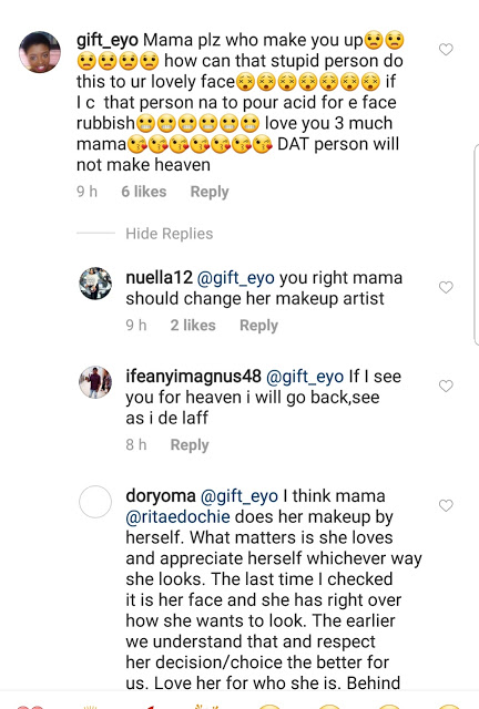 Rita Edochie fires back