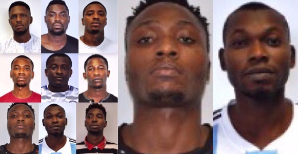 EFCC arrests 9 yahoo boys
