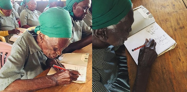 95 year old woman enrolls