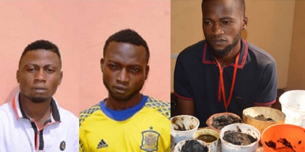 Three suspected internet fraudsters arrested