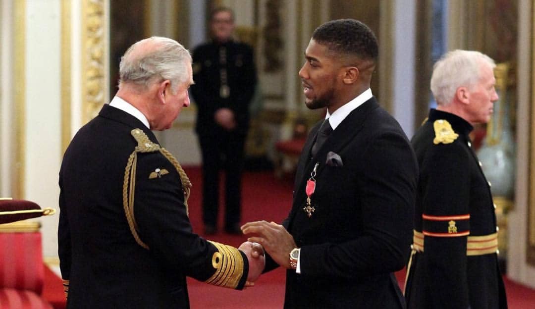 Anthony Joshua awarded OBE